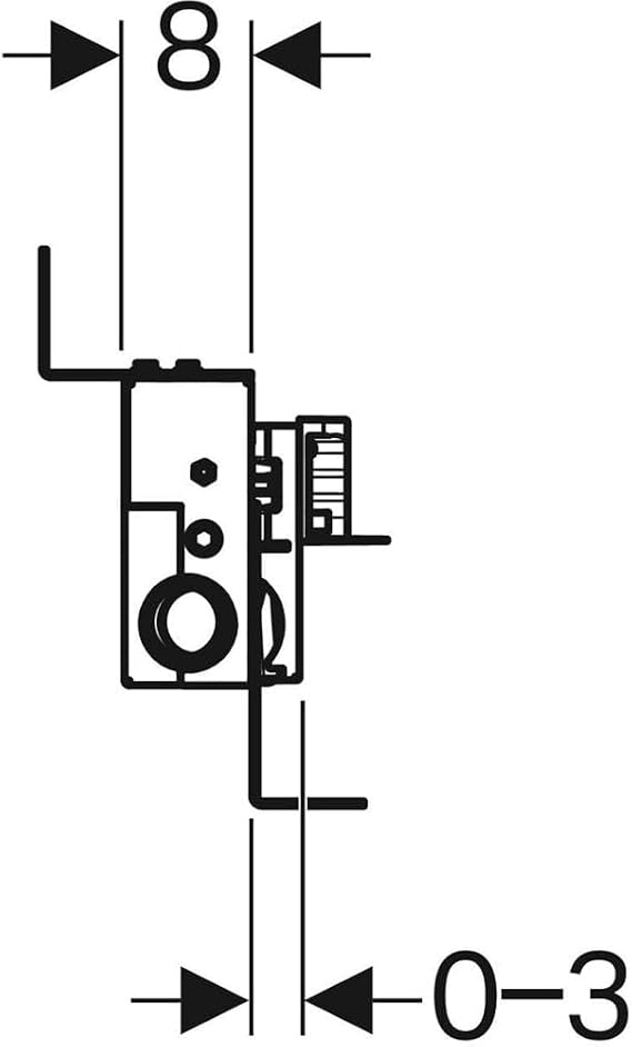 Geberit 457.534.00.1 Combifix Siphon Shower