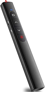 Presentation Clicker Wireless Presenter Remote USB Control PPT Clicker for Powerpoint Presentations Pointer for Cats Dog, Slide Advancer for Mac/Win/Laptop