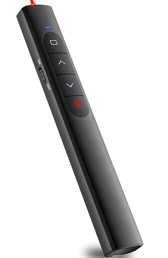 Buy Presentation Clicker Wireless Presenter Remote USB Control PPT Clicker for Powerpoint