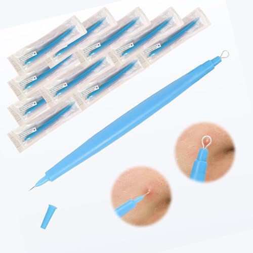 10 Pack of Disposable Sterile Acne Remover Tools Safe Pimple Popp...