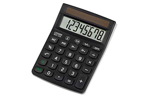 Citizen ECC210 Taschenrechner 7243090 grün