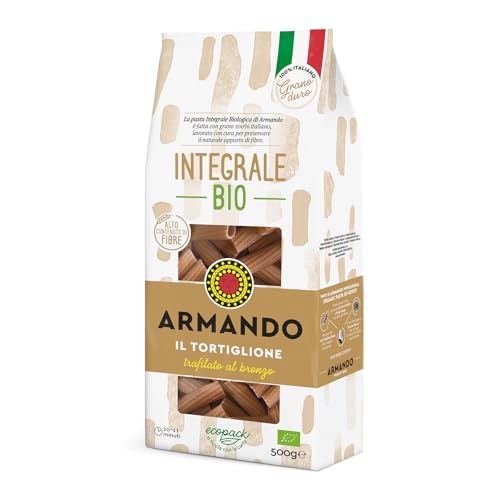 ARMANDO Il Tortiglione, Pasta Integrale BIO, Confezione da 500g