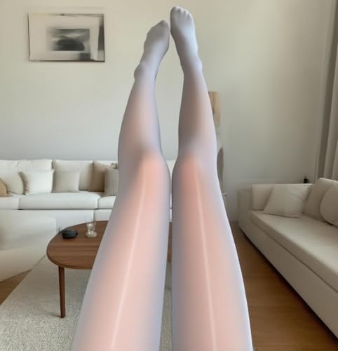 Image of VEBZIN Tights for Women Black Sheer 30D Tights High Waisted Stockings Pantyhose