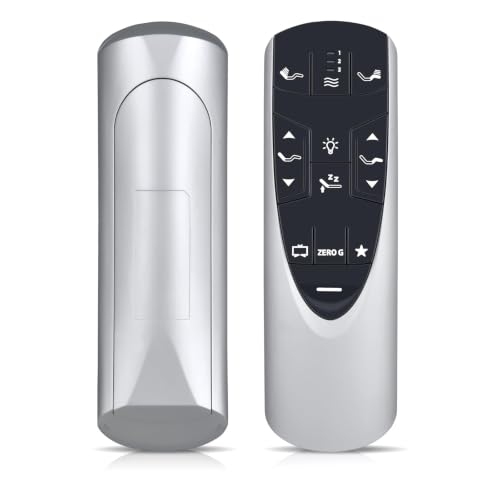 SJUIF RF502A RF358A Replacement Remote Control for Tempur-Pedic Ergo or Ergo Extend Adjustable Bed Base JDLK.33.01.18 RF358A Compatible with JLDK.33.01.36 RF502A Adjustable Bed