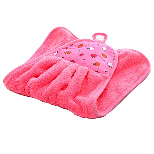lefeindgdi Lot de torchons de cuisine à suspendre avec boucle en coton doux Serviettes super absorbantes lavables en machine Cover