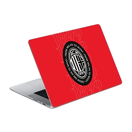 Autocollant AC Milan MacBook Pro 16 A2485 Sticker Vinyle Noir Art