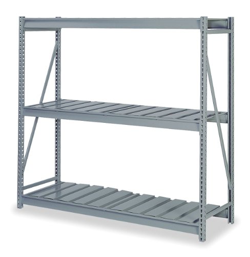 Lyon Workspace - DD67545SR - 96 x 48 x 120 14 ga. Steel Bulk Storage Rack Starter Unit, Gray; Number of Shelves: 4