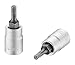 Teng Tools 3MM 1/4 Inch Drive Metric Hex Chrome Vanadium Socket - M141503-C