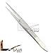 LAJA Imports Dissecting Forceps, Fine Points, Stainless Steel, Straight, 4 1/2 Inches