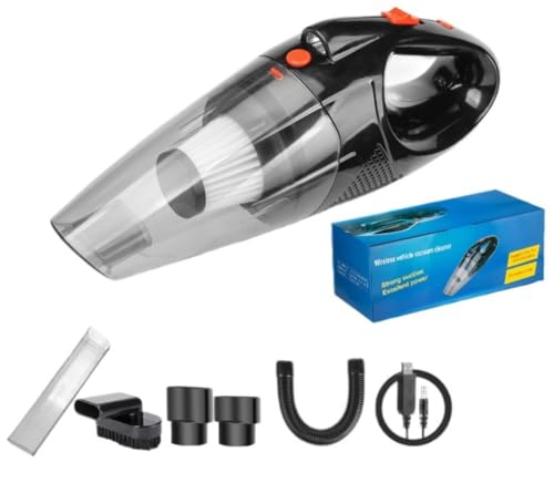 ILESTDG Aspirateur À Main V1 Pro - Moteur Ultra- Puissant 33 000 TR/Min pour Une Performance Exceptionnelle Rechargeable Aspirateur De Table Puissant 120W pour Nettoyage De Voiture Et Maison