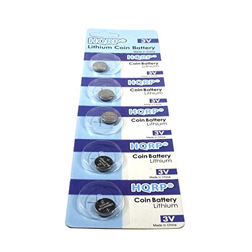 HQRP Paquete 5 Pilas CR1025 de Litio 3 Voltios miniatura 6