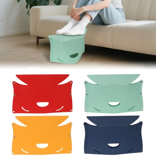 4Pcs Travel Foot Rest Set – Portable & Adjustable Foot Hammock for Plane Travel and Office Use – Relieve Back & Knee Pain for Long Flights, Cars, and Commuting