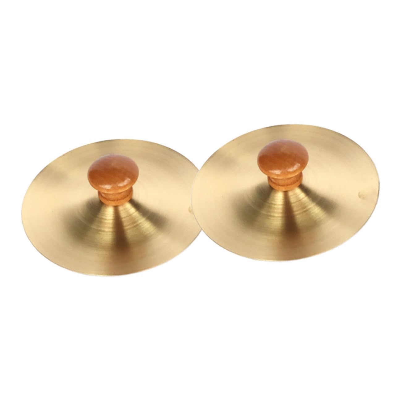 HANABASS 2Pcs Hand Cymbals for Dancer Dance Props Musical Instrument for Belly Dancing Parties Enhance Parent Interaction Music Education
