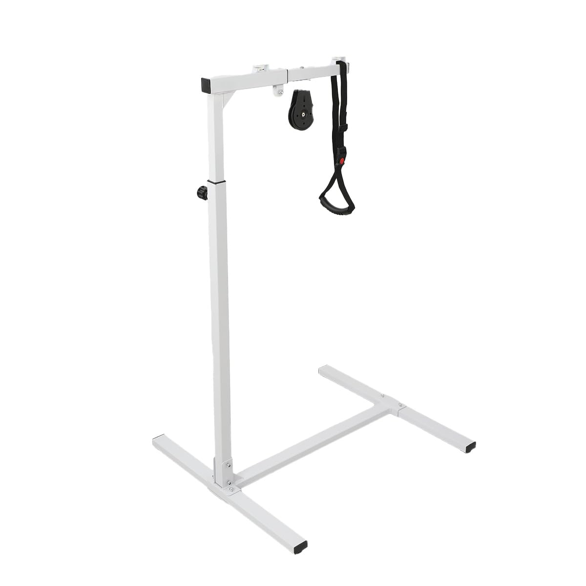 Bettgalgen mit Trapezgriff, Mobile Aufstehhilfe, Aufrichthilfe für Bett, verstellbare Griffhöhe, Bettgriff, Bettaufrichter bis 150 kg