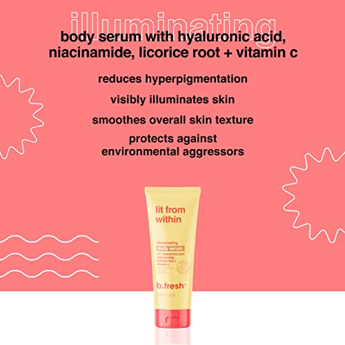 B.tan B.fresh Daily Moisturizing Body Lotion | Lit From Within Body Serum - 8 Fl Oz #TOP2