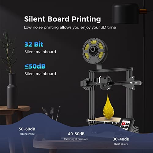 Voxelab Aquila S2 Upgrade 3D Printer With Direct Drive Extruder Auto Leveling Assembly, Hardened Steel Nozzle And Pei Spring Steel Platform, Extra With High Temperature Brass Nozzle*2 #TOP2