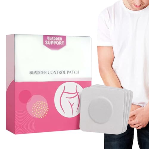 Parches de control de vejiga, 4 parches para mejorar las fugas de vejiga, parche de para hombres y mujeres, parches de salud de la vejiga, almohadilla reductora de frecuencia de micción fina y