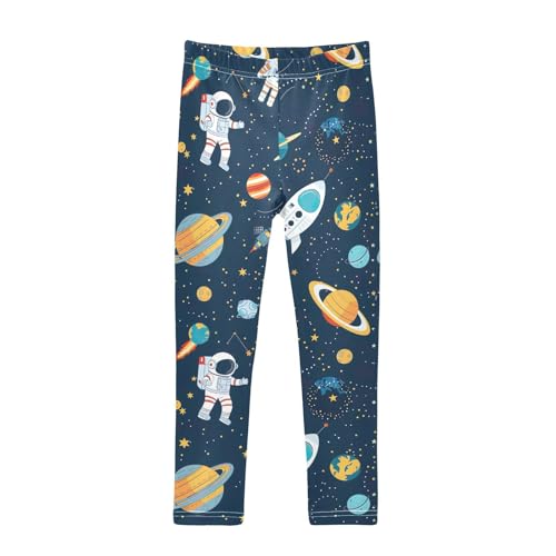Girls' Leggings Space Astronaut Galaxy Kids Yoga Tights Pants 1 Pack 20855093