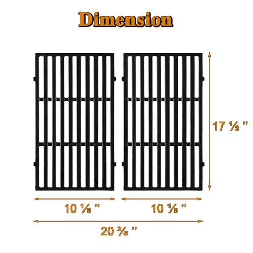 7637 Grill Grates Spirit E-210 Grill Replacement Parts for Weber Spirit 200 Series Grill Parts Spirit E210 210 E-215 E215 E220 E-220 Spirit II E-210 E210 Spirit 2 E-210 E210 GS4 Cooking Grates by Grill Valueparts - Image 2
