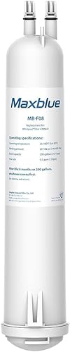 Miniatura 10 de Maxblue MB-F08 Repuesto para 4396841, Everydrop Filter 3, EDR3RXD1, 4396710, Kenmore 46-9083, 46-9030, filtro de agua para refrigerador, 3 filtros