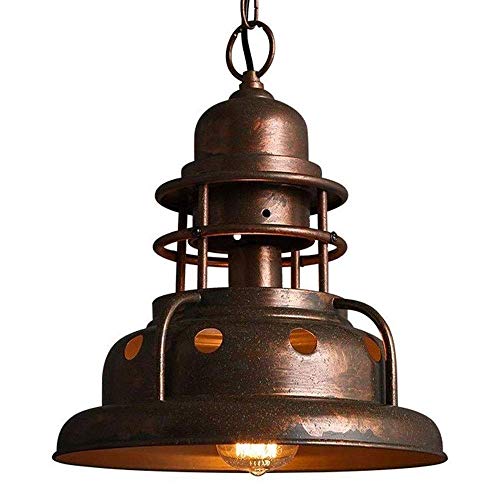 Chandelier vintage plafonnier en métal robuste pour remplacer un éclairage blafard