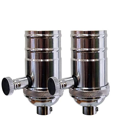Royal Designs Vintage Polished Nickel Dimmer Lamp Sockets #TOP10