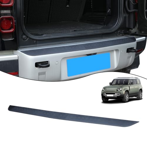 Yiwang For Land Rover Defender 90 110 2020-2024 Car Styling Abs Black Car Rear Bumper Plate Cover Trim Stickers cover