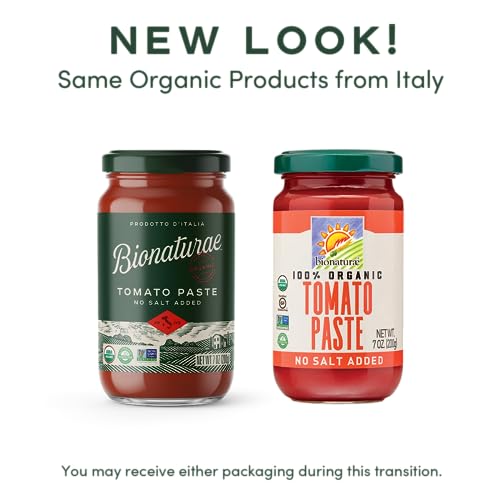 image for Bionaturae Organic Tomato Paste - No Salt Tomato Paste, Tomato Paste i