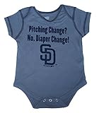 VF San Diego Padres Size 18 Months Infant Baby One Piece Bodysuit Creeper - Gray