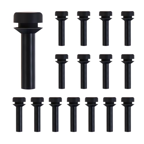 16 Pack Rubber Gas Stove Grate Bumpers Grate Feet for GE Stove Replacement Gas Range Rubber Feet Stove Top Grate Rubber Feet Cooktop Parts & Accessories Compatible with GE Range Burner Cafe Stove