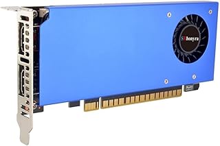 GTX 1650 - Tarjeta de video de 4 GB GDDR5 de perfil bajo 2 monitores 2HDMI Tarjeta gráfica 128 bits PCIe 3.0 × 16 camión Powered Support DirectX 12 OpenGL 4.6 HDCP 2.2