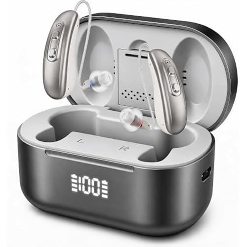 LURCAZT OTC Rechargeable Hearing Aids for Seniors, Noise Reduction