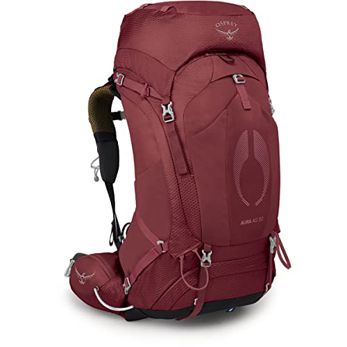 Osprey Aura AG 50L Women's Backpacking Backpack, Berry Sorbet Red, WXS/S by Osprey - Image 3