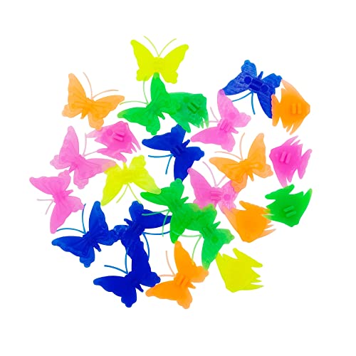 Babomareon 26 Pieces Bike Spoke Beads Butterfly Fish Shape Small Colorful Bicycle Wheel Spoke Decorations, One Size #TOP5