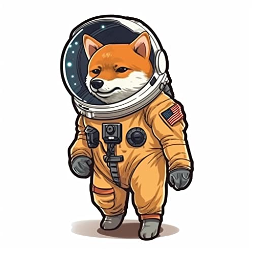 Image of Yoonek Graphics Shiba Inu Dog Vinyl Decal Sticker for Car, Laptop, Tumbler, More. #001590