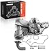 A-Premium Engine Water Pimp W/Curved Pipe & O-Rings & Bolts [fits OHV, 8Cyl 7.3L Turbo] Compatible with Ford [F,E-Class] E-350 E-450 E-550 Econoline Super Duty & Excursion, F-250, F-350, F-550, F59