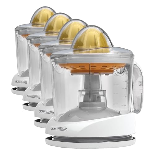 Black+Decker CJ625 32oz Electric Citrus Juicer (4-Pack)