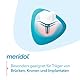 meridol Zahnseide Special Floss, 1 x 50 Stück - zur Reinigung weiter Zahnzwischenräume, geeignet für Träger von Brücken, Kronen und Implantaten