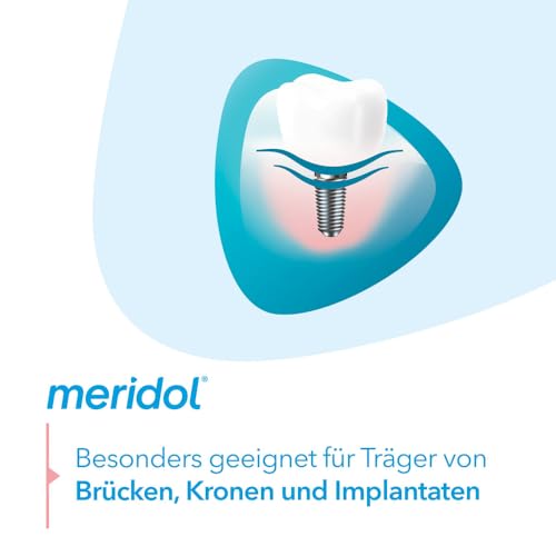 meridol Zahnseide Special Floss, 1 x 50 Stück - zur Reinigung weiter Zahnzwischenräume, geeignet für Träger von Brücken, Kronen und Implantaten – Bild 6
