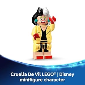 LEGO Disney Cruella De Vil’s Car Building Toy - 101 Dalmations Pretend Play Vehicle Building Set for Girls & Boys, Ages 9+ - Gift Idea for Birthdays - 43277 — photo 6 of 6