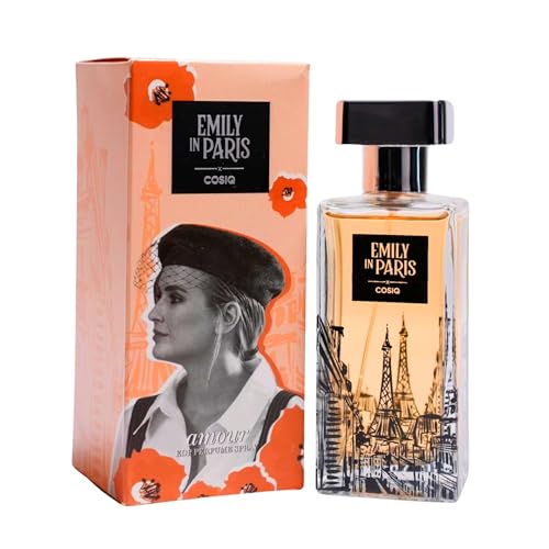 Cos-IQ Emily In Paris Amour Eau de Parfum (EDP) Perfume | Long-Lasting Fragrance | Floral Fruity Gourmand | for Women, 100ml