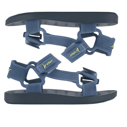 Papete Sandália Infantil Rider Free Style II Calce Fácil Azul (Azul, BR, Criança de 4 a 8 anos, Numé