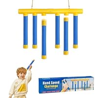 Noaya Catching Sticks Game - 3 Dropping Speeds Hand Speed Challenge Toy, Kids Drop Pick up Sticks Game, Reaction Training Stick Sensory Toys, Hand-Eye Coordination Gift for Adults Kids