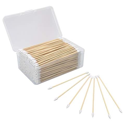 BOOSTEADY 6 Inch Cotton Gun Cleaning Swabs with Bamboo Handle in Storage Case（Choose Your Tip） Cover