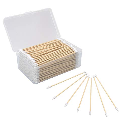 BOOSTEADY 6 Inch Cotton Gun Cleaning Swabs with Bamboo Handle（Choose Your Tip）
