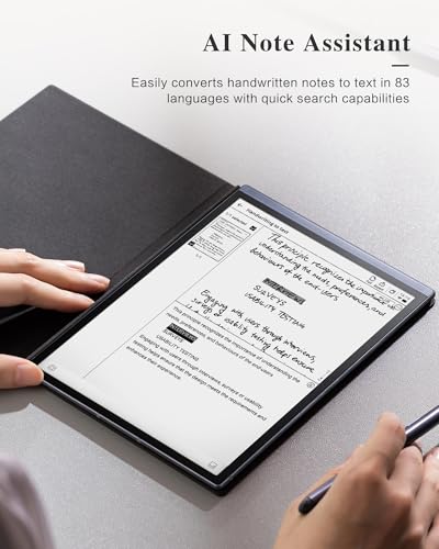 Tableta gráfica iFLYTEK AiNote Air 2 con pantalla E Ink, negro, 8,2 pulgadas — para estudiantes, sistema operativo Windows, incluye 5 recambios para lápiz y funda protectora miniatura 5