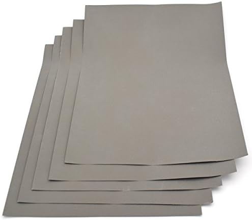 5-Pack 5000 Grit German Wet/Dry Sandpaper - 9x11" High Precision Polishing Sheets