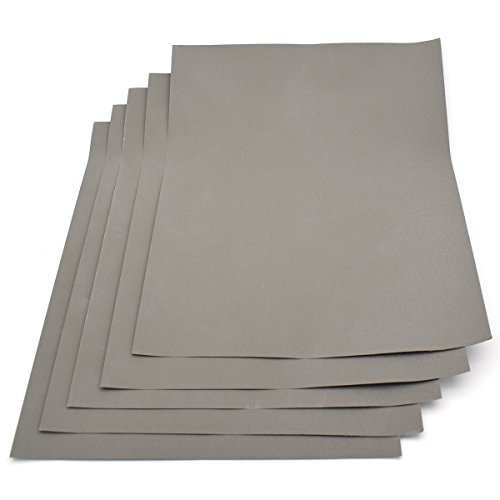 Pack of 5 High Precision Polishing Sanding Wet/dry Abrasive Sandpaper Sheets -Grit 3000 Germany