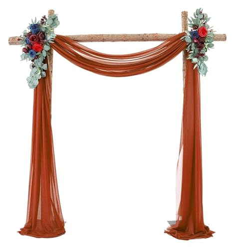 Mousseline de soie pour arche de mariage au tomber fluide haut de gamme