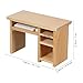 SAFIGLE Miniature Computer Desk Model with Mouse and Keyboard 1 12 Scale Dollhouse Furniture Set for Dollhouse Accessories and Mini Home Decoration 3.97X1.88X2.75In
